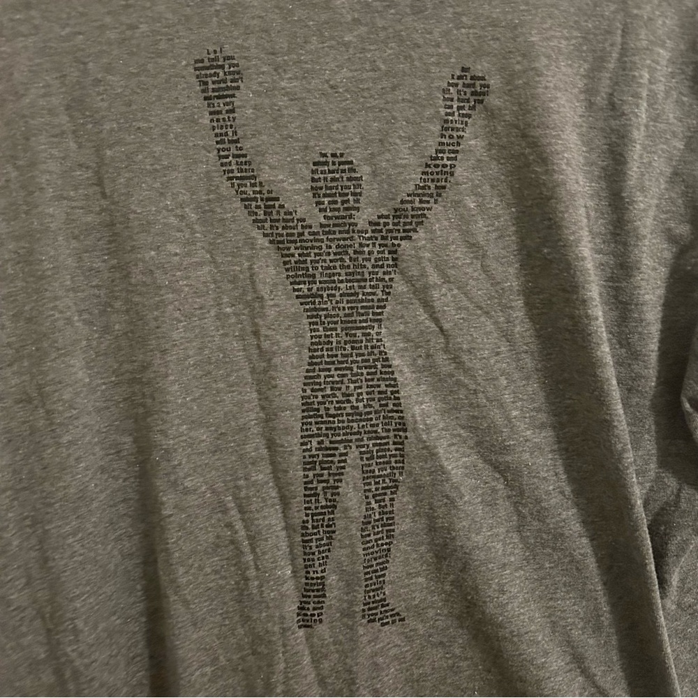 Men’s Rocky Balboa Outline T-Shirt